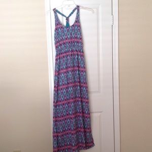 Patterned maxi dress