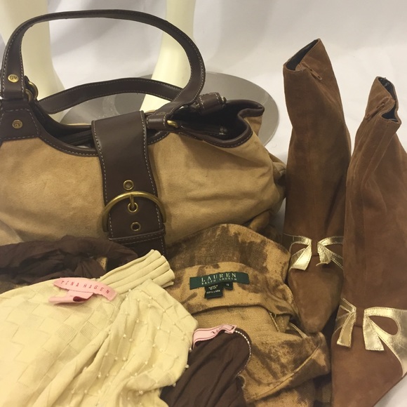 3 Piece Couture Outfit w/ Ralph Lauren Skirt SZ 10 - Picture 4 of 4