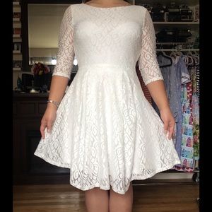 Fleet Collection Delphine - ivory lace dress