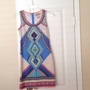 Multi-colored mini dress