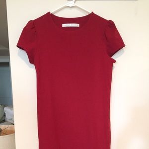Susana Monaco Dress - Cranberry color