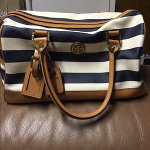 Tory Burch Striped Handbag