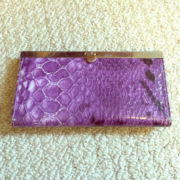 Depeche Mode Purple Crocodile Wallet