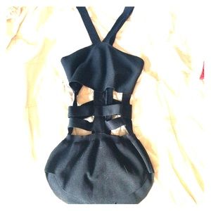 STAY STRAPPED BODYSUIT YEW