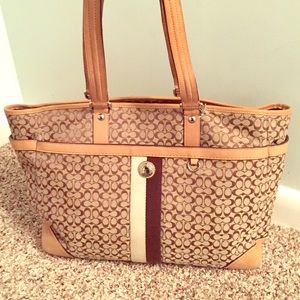 Large Coach Tote (Diaper Bag)
