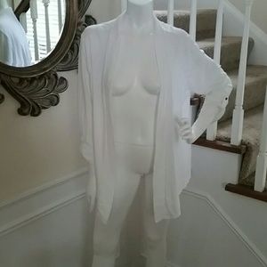 Lightweight white cardigan