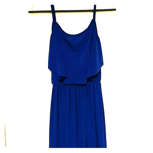 Blue maxi dress