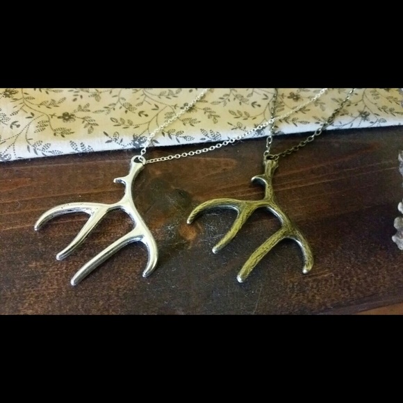 Bronze Antler Necklace