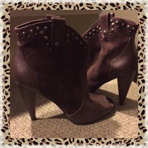 Studded Harness Style Booties Gorgeous