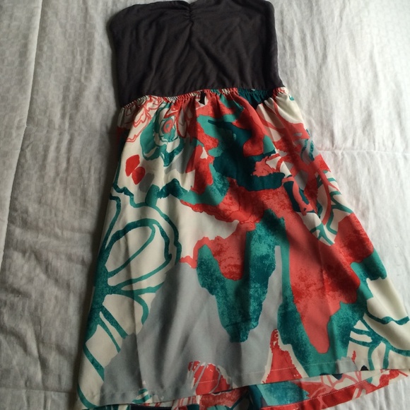 Strapless Roxy dress