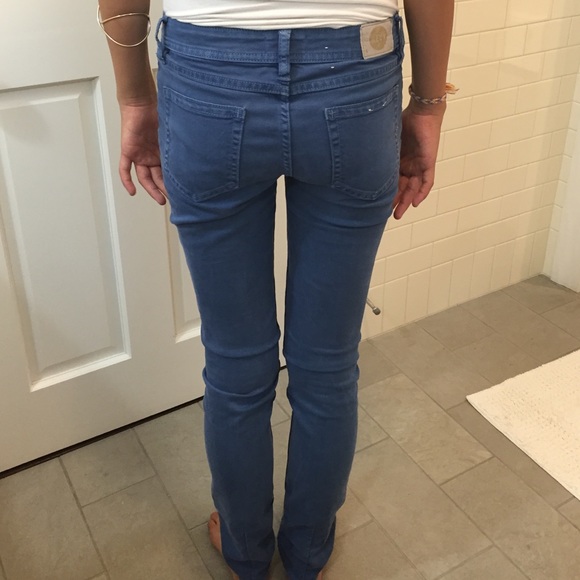 Colored denim skinny jeans - Picture 2 of 4