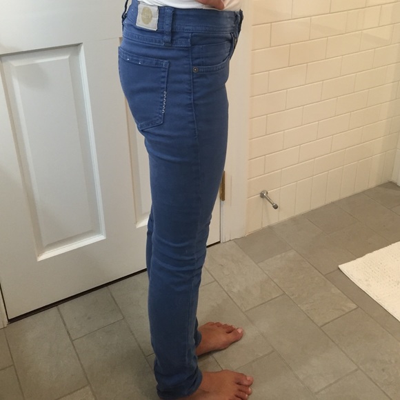 Colored denim skinny jeans - Picture 3 of 4