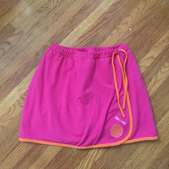 90's pink cyber mini skirt