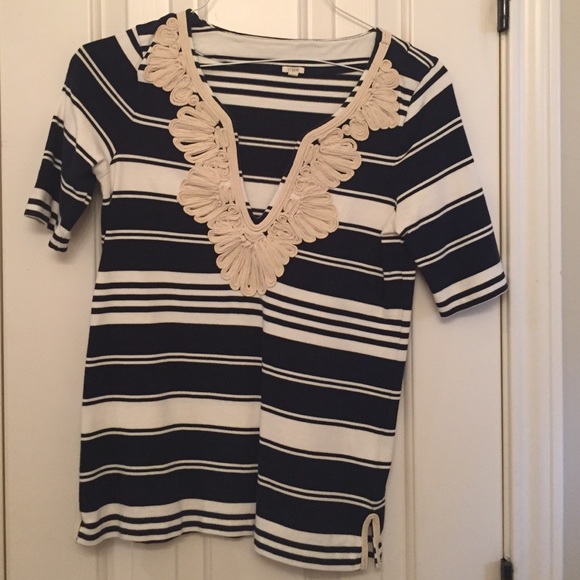 J Crew Striped Top