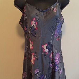 Victoria's Secret Lingerie Gray Floral