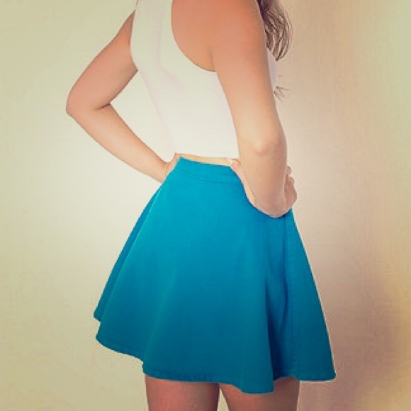 Denim Circle Skirt