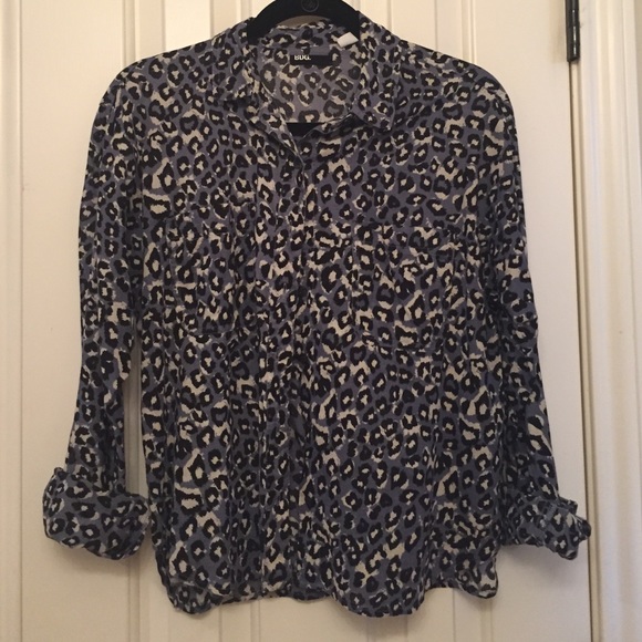 Cheetah print blouse - Picture 1 of 2