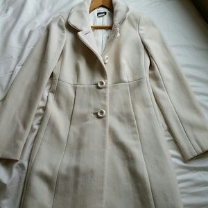 Jcrew ivory coat