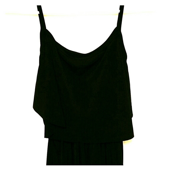 Black maxi dress