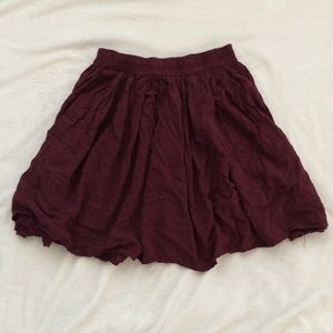 Maroon Skirt