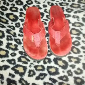 Rainbow Sandles Red size 6 used condition