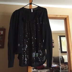 Sweater and tank top combo