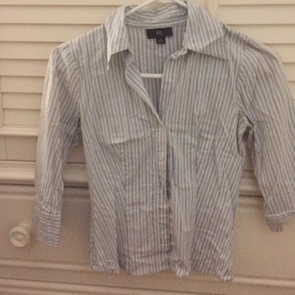 Button-up interview blouse