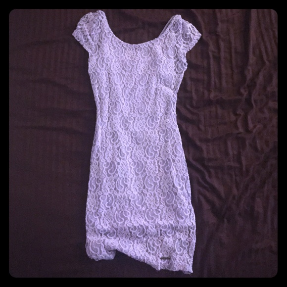 Abercrombie and Fitch Purple Lace Dress