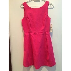 Hot Pink Backless Dress