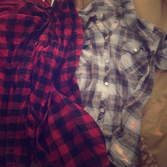 Plaid shirt bundle