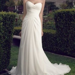 Chiffon wedding dress