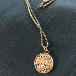 Scorpio Silver Necklace