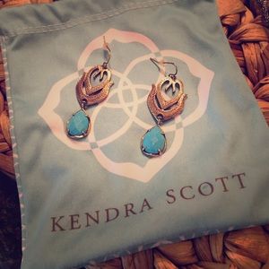 Kendra Scott turquoise earrings