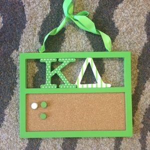 Kappa Delta bulletin board