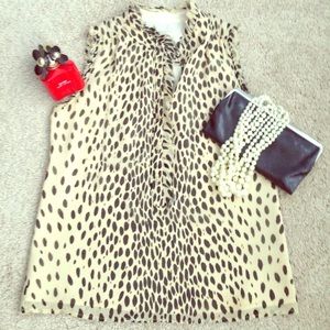 J. Crew | Natasha Top in Wildcat Size 2