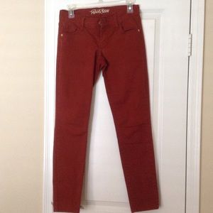 Old Navy "Rockstar" rust colored skinnies