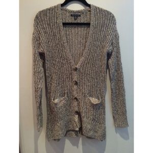 Grey Knit Cardigan