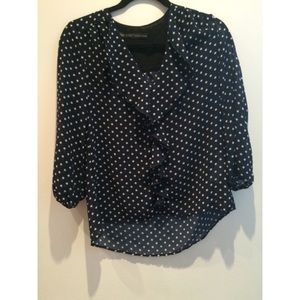 Flirty Polka dot Shirt