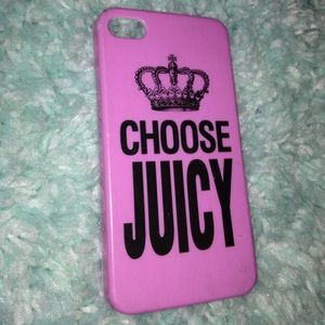 iPhone 4 case-- choose juicy/ juicy couture// used