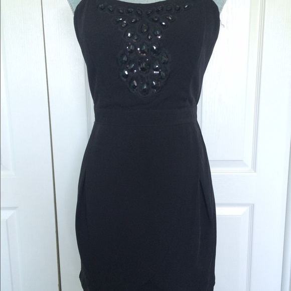 Black esley dress with straps