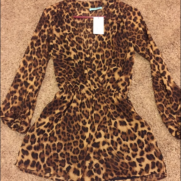 Cheetah Karlie romper