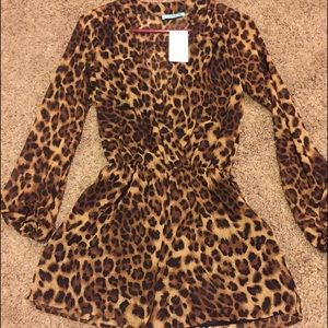 Cheetah Karlie romper