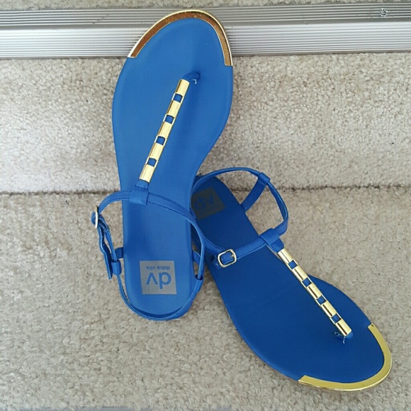 Blue DV sandal
