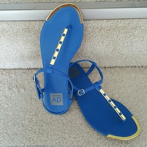 Blue DV sandal