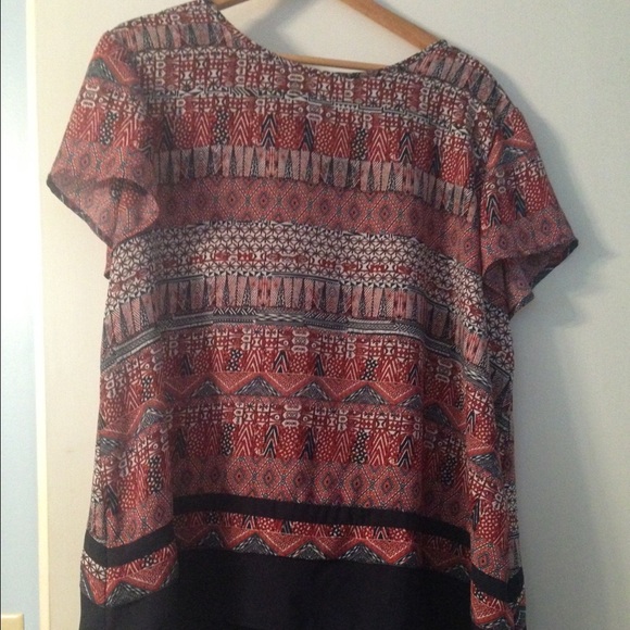 Red, White, & Blue Blouse