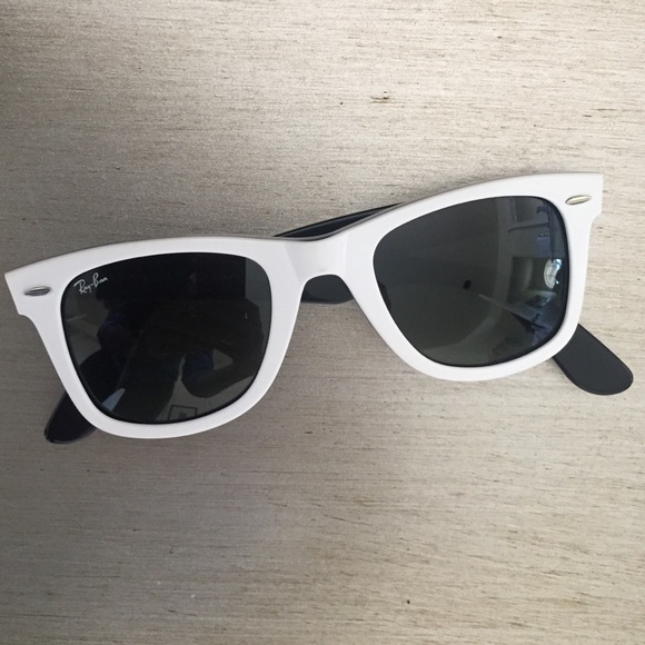 Ray-Ban Accessories - White Ray-Ban Wayfarers