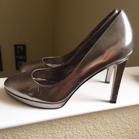 Joey O silver heels!