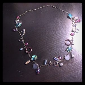 Long necklace with beads