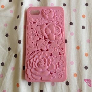 Pink rose iPhone 4/4s case