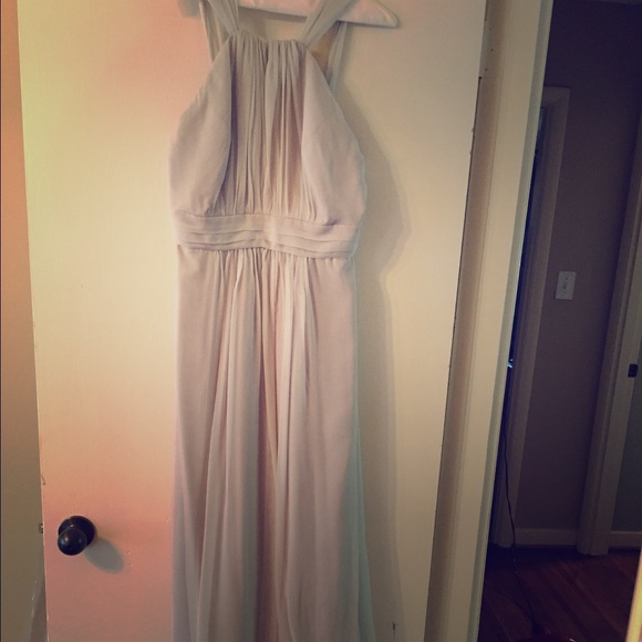 Formal gown- Amsale chiffon 100% silk - Picture 1 of 2